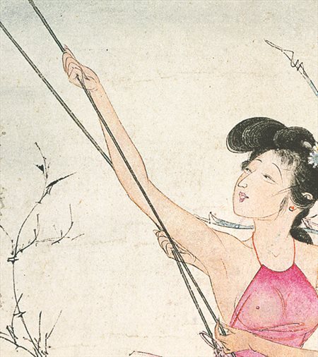 北林-胡也佛的仕女画和最知名的金瓶梅秘戏图